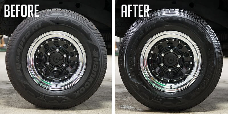 Does Tyre Shine Damage Tyres?